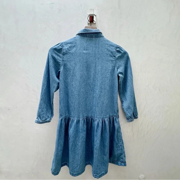 Gap Kids || Denim Chambray Dress Large 9-10 - Picture 2 of 6